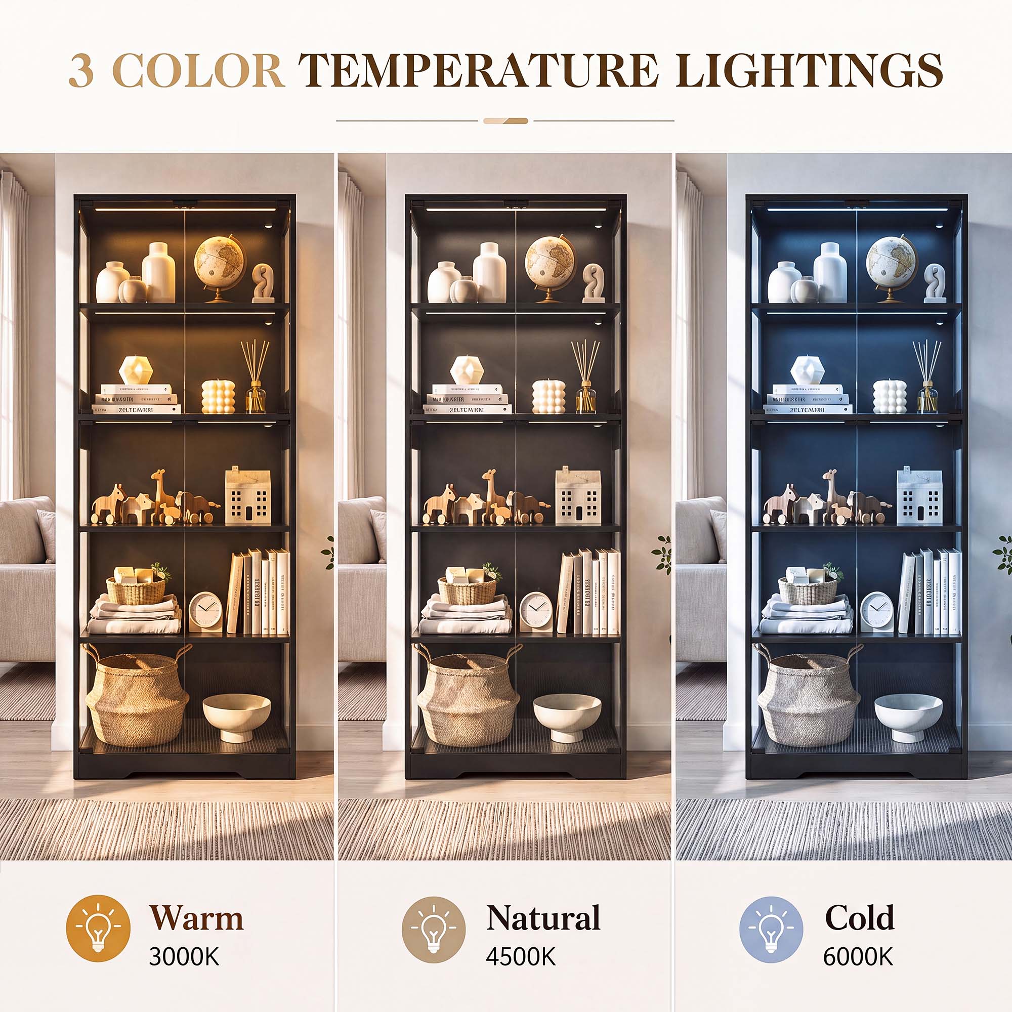 TCGBKAF 5‑Tier Display Cabinet - огляд і ціна Collectible Collection