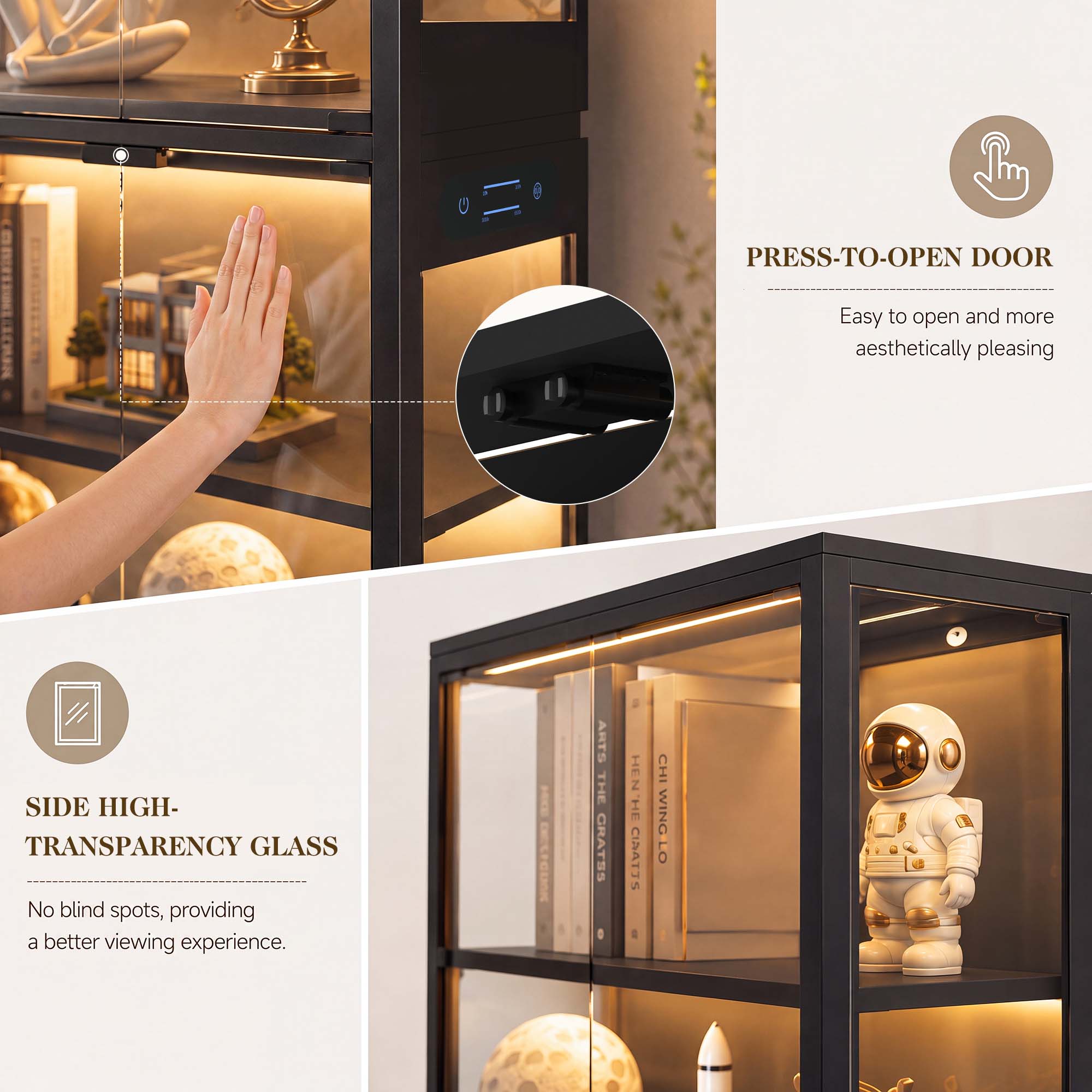 TCGBKAF 5‑Tier Display Cabinet - огляд і ціна Collectible Collection
