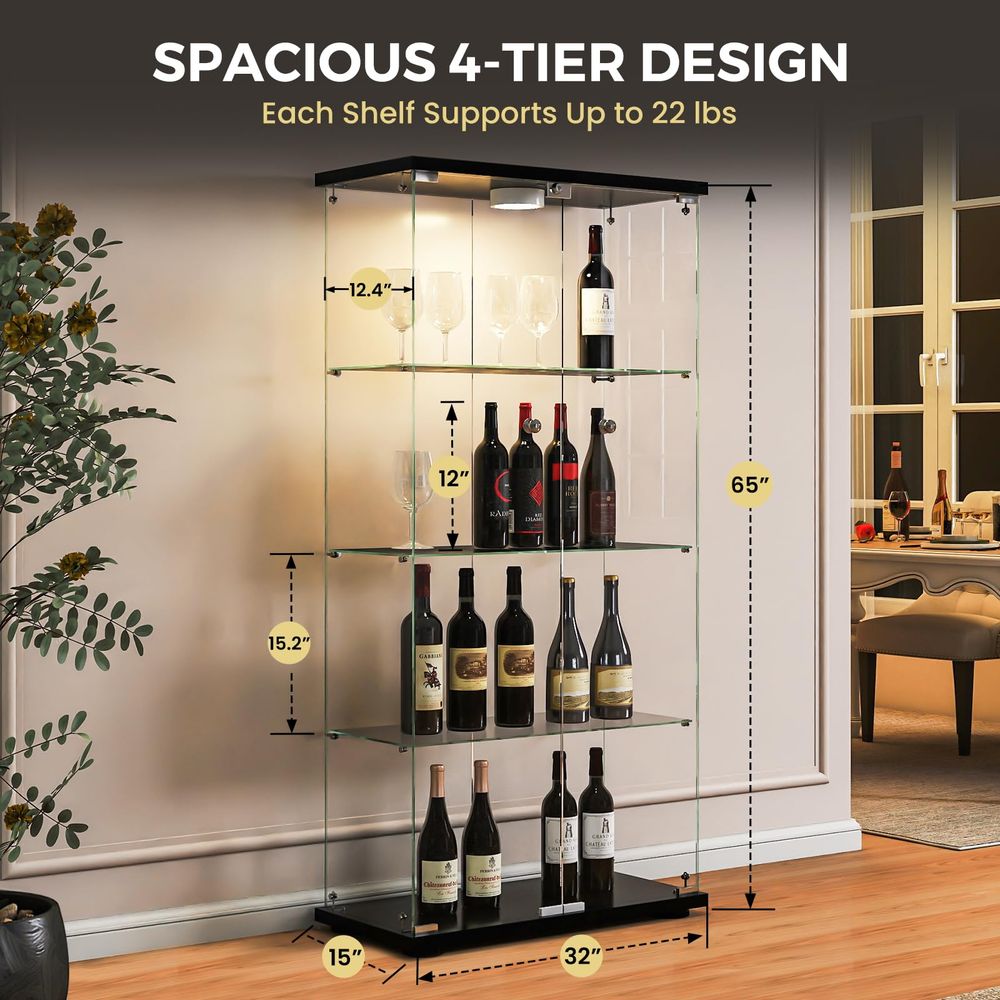 Display Cabinet with LED Light - огляд і ціна Collectible Collection