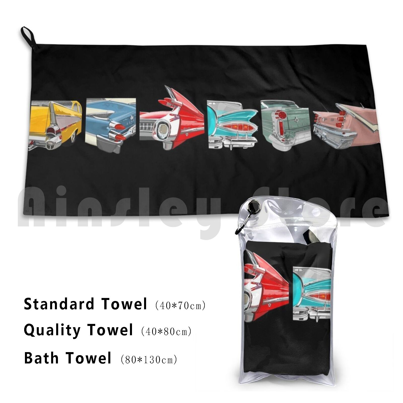 Car Show Custom Towel Bath Tow - огляд і ціна Vintage Collectible Show