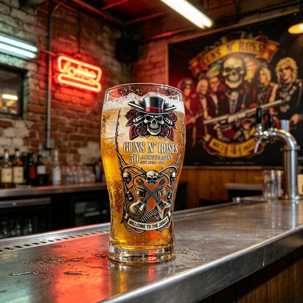 Guns N' Roses Memorial Beer Mu - огляд і ціна Vintage Collectible Guns