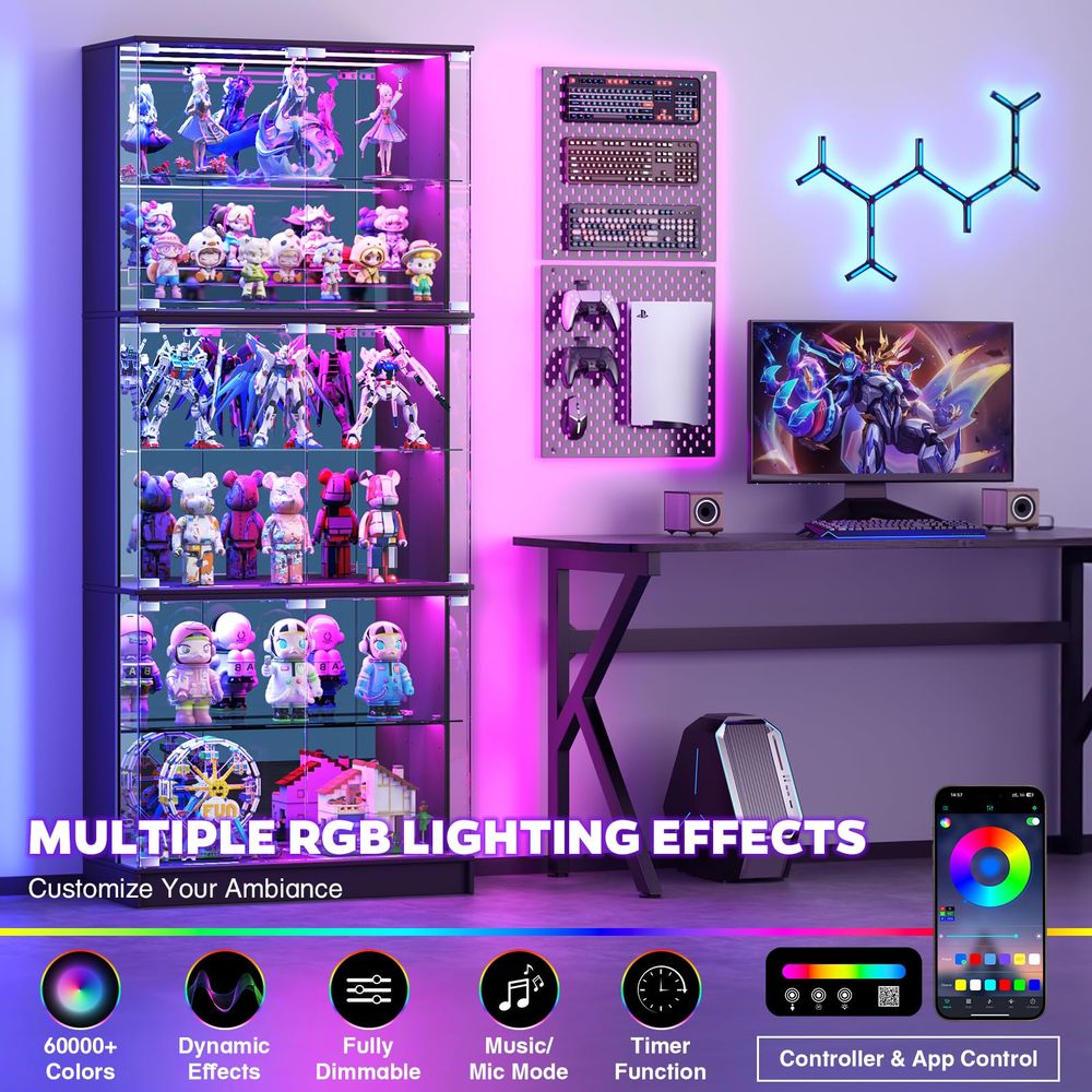 Display Cabinet with Glass Doo - огляд і ціна Collectible Collection