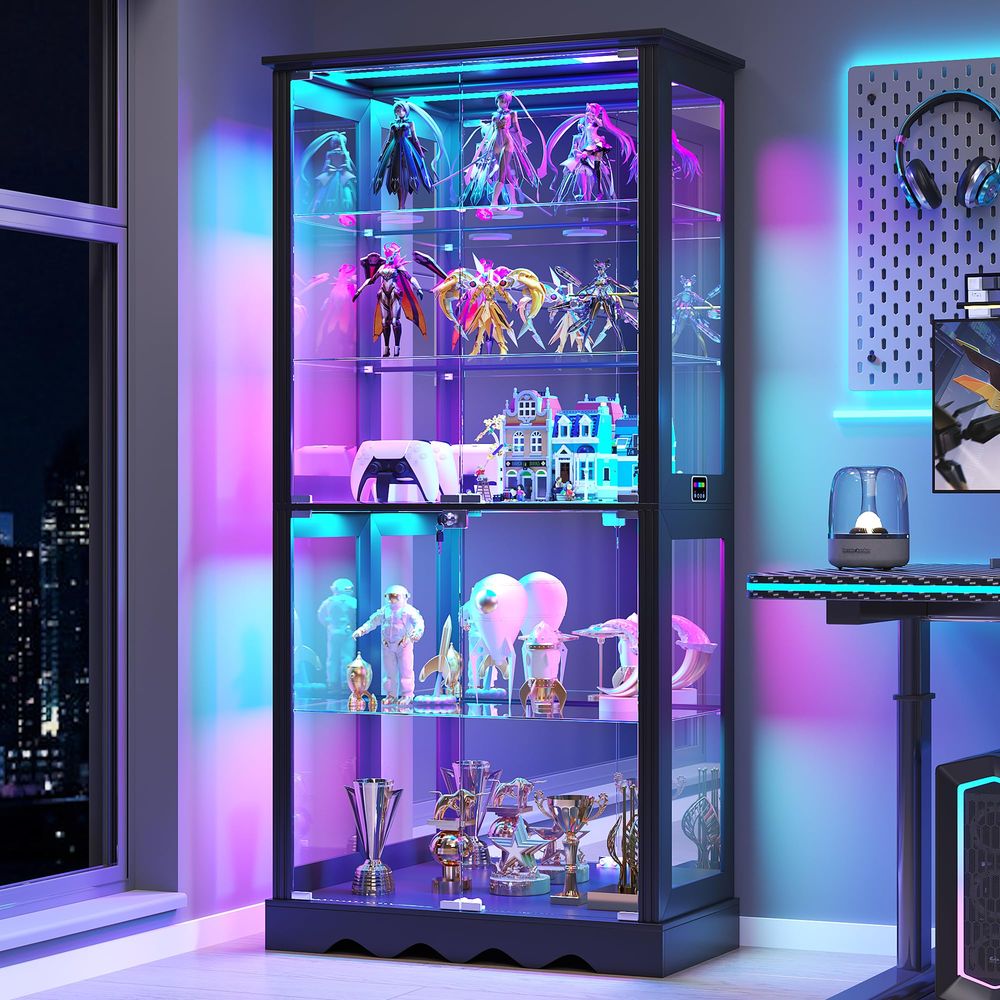 Display Cabinet with Glass Doo - огляд і ціна Collectible Collection