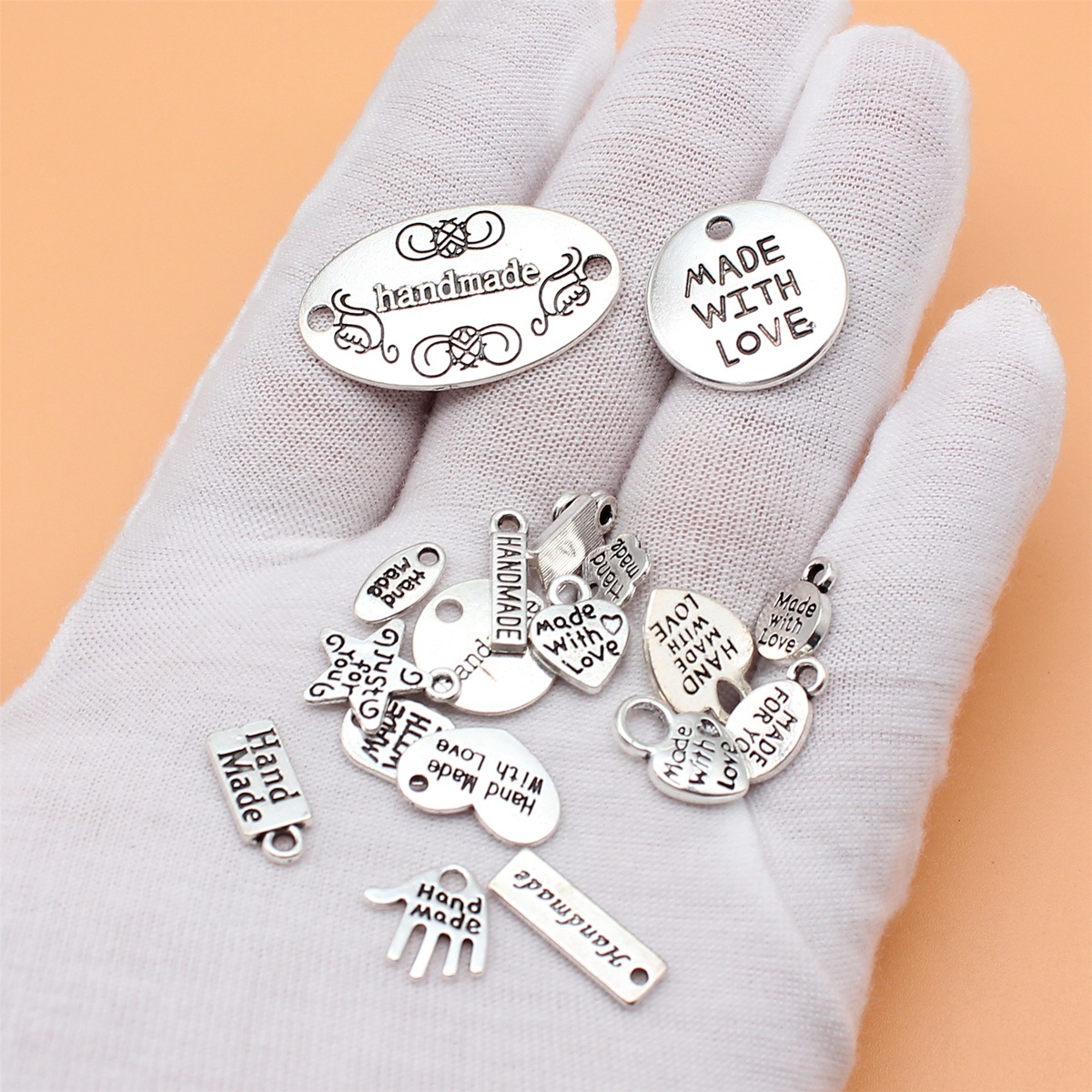 19pcs Antique Silver Color Han - огляд і ціна Vintage Collectible Jewelry