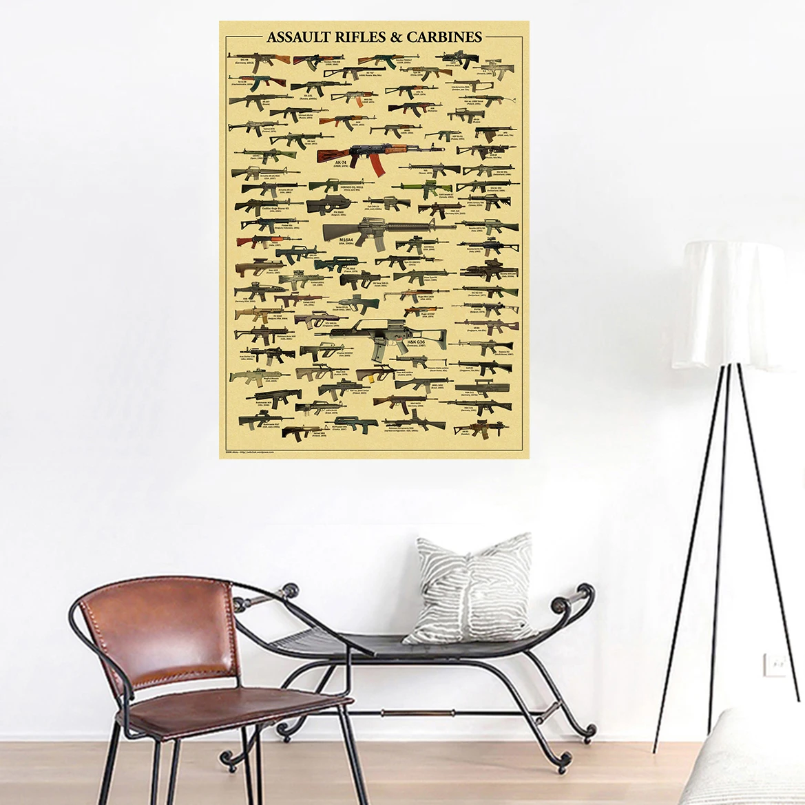 Famous Gun Collection Posters  - огляд і ціна Vintage Collectible Guns