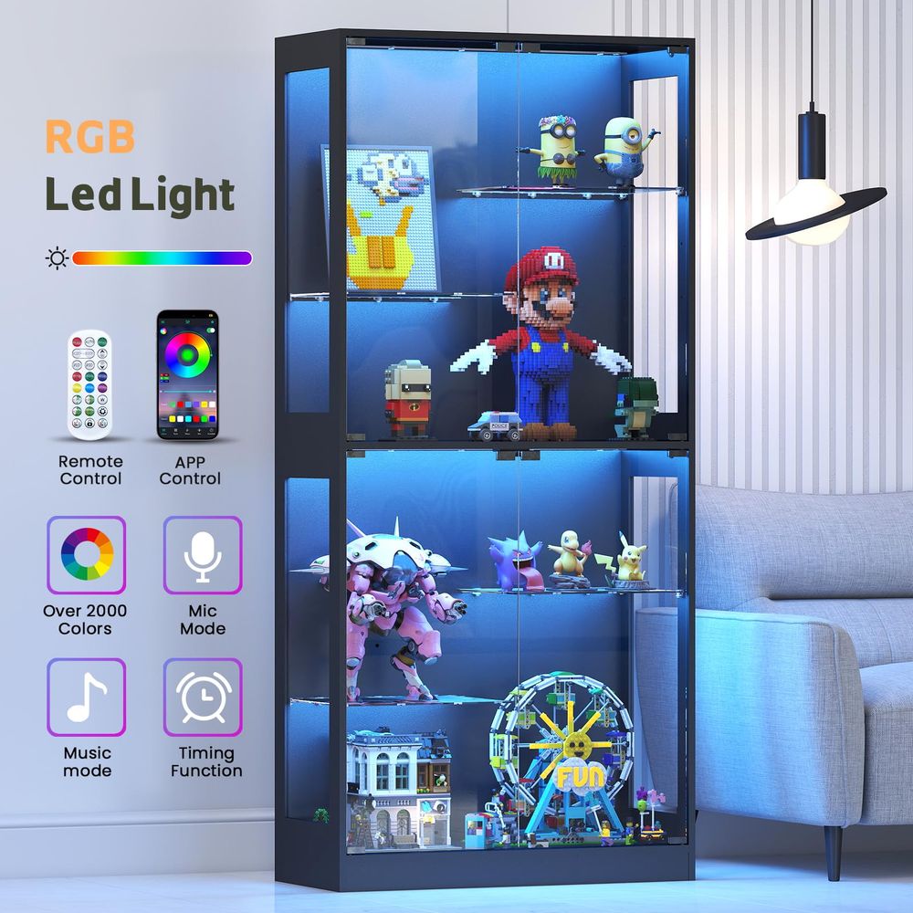 Display Cabinet with Glass Doo - огляд і ціна Collectible Collection