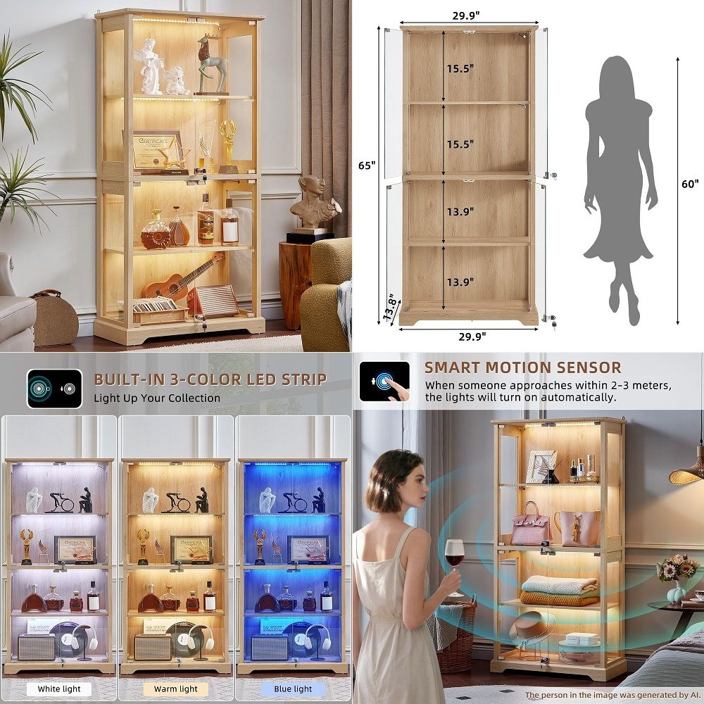 Farmhouse Glass Display Cabine - огляд і ціна Collectible Collection