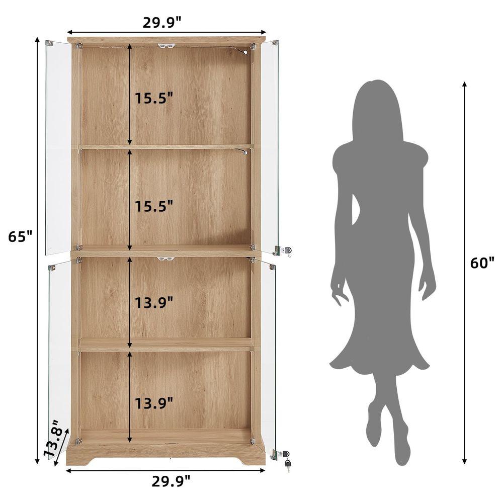 Farmhouse Glass Display Cabine - огляд і ціна Collectible Collection
