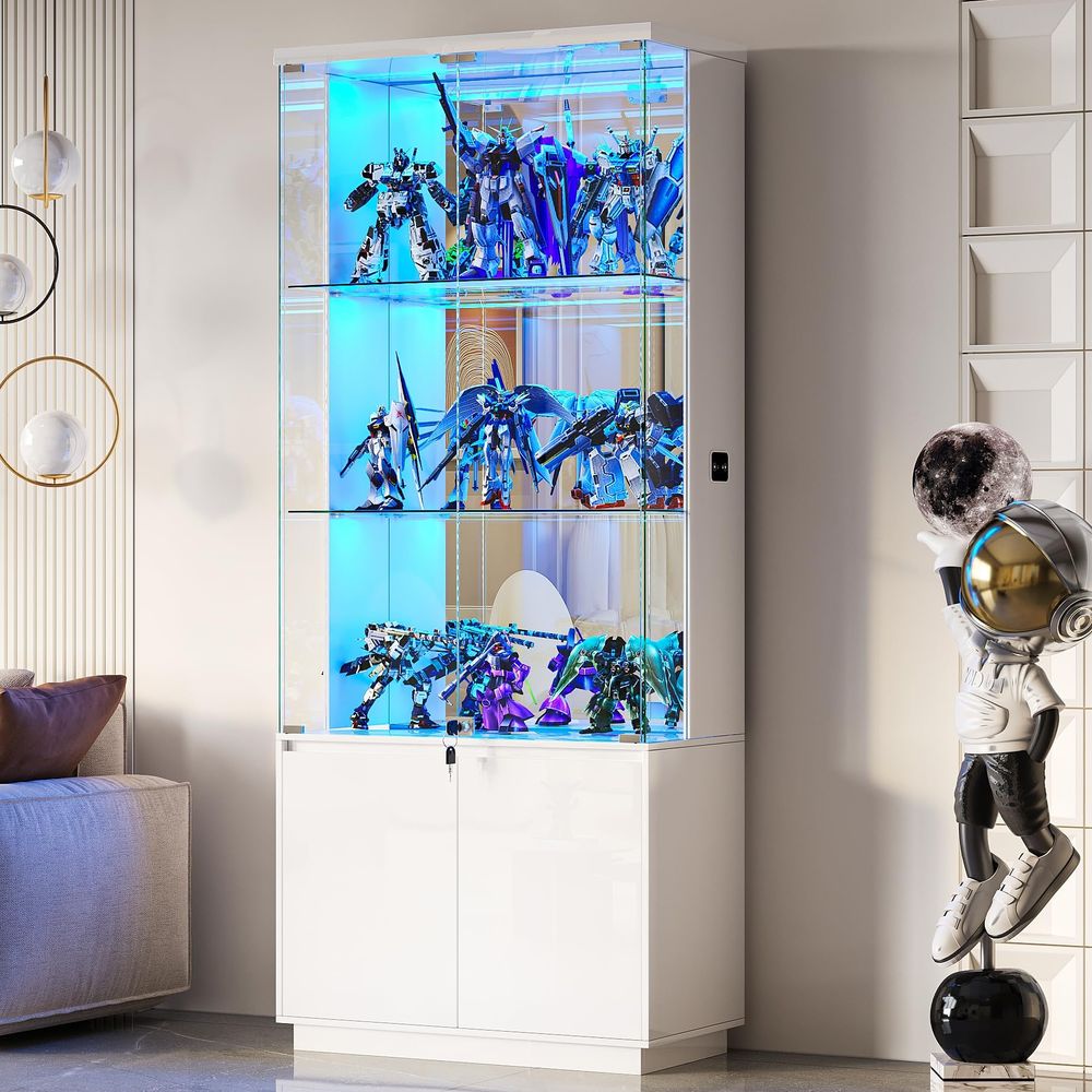 71 Tall Display Cabinet with G - огляд і ціна Collectible Collection