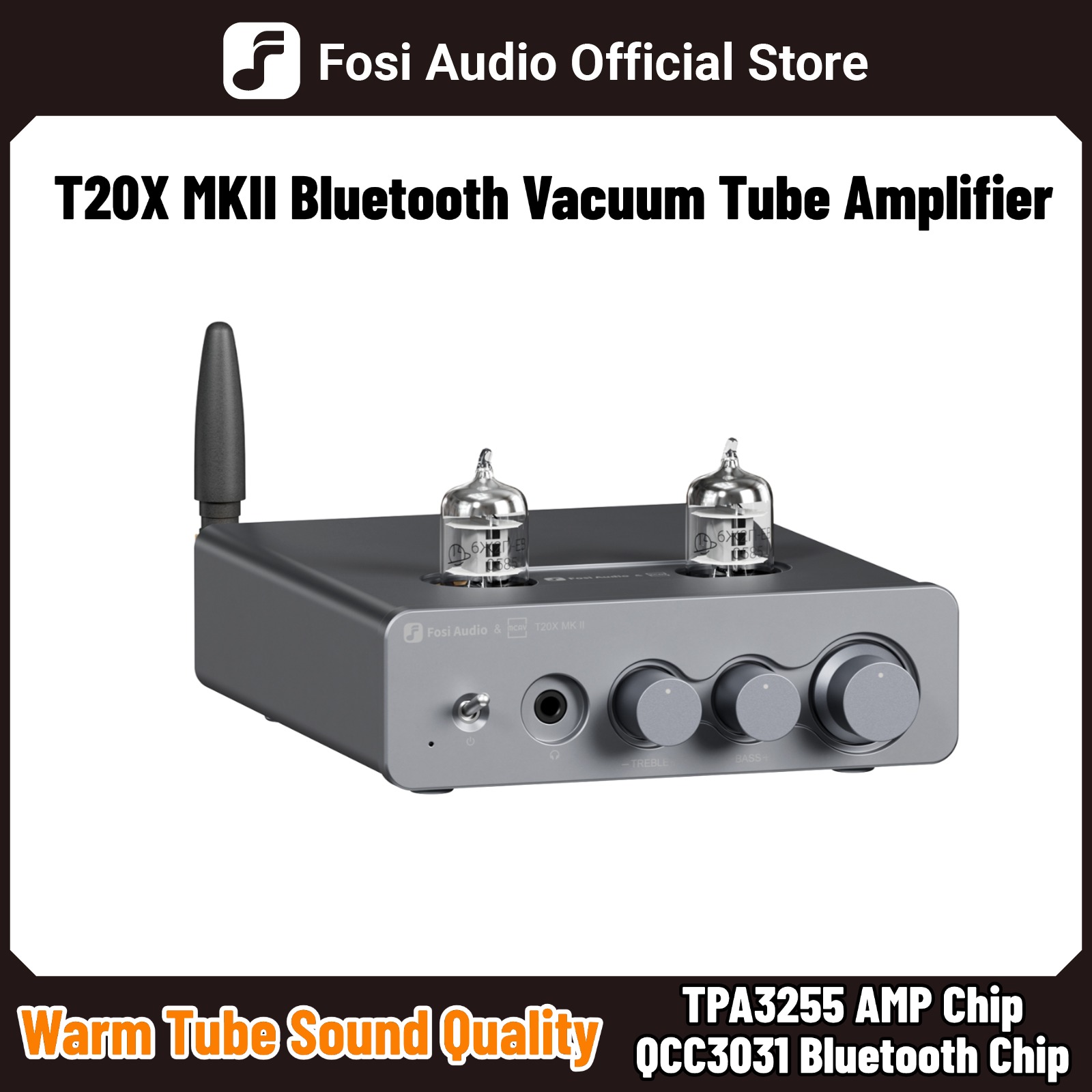 Fosi Audio T20X MKII 300W Blue - огляд і ціна Tube Amplifier Part
